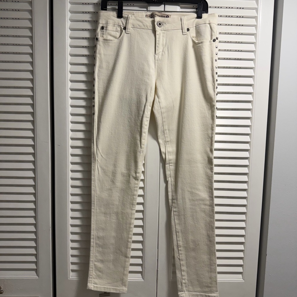 Velvet Heart Off White Studded Jean